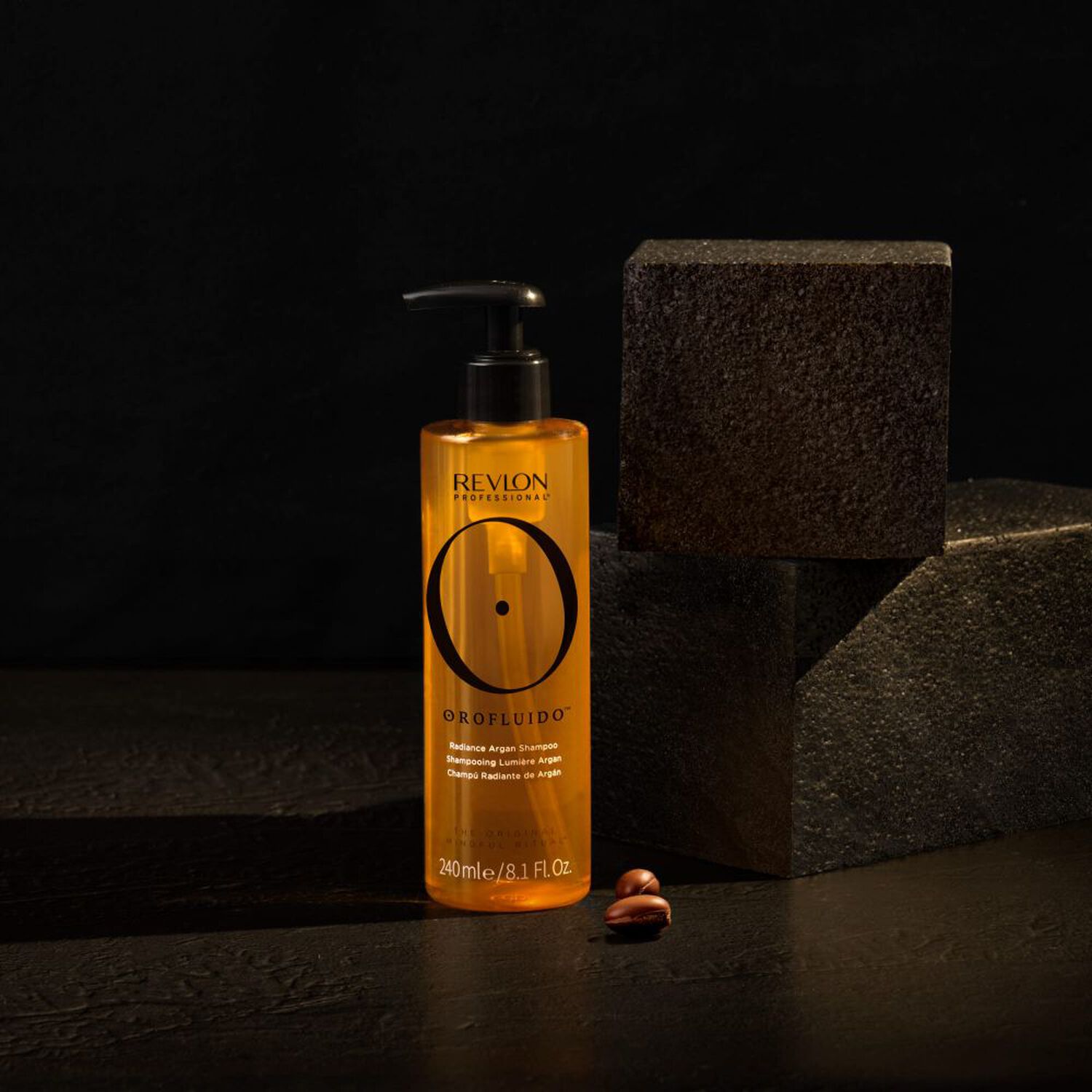 OROFLUIDO™ - Shampooing Lumière Argan - Cheveux Secs 240 ml