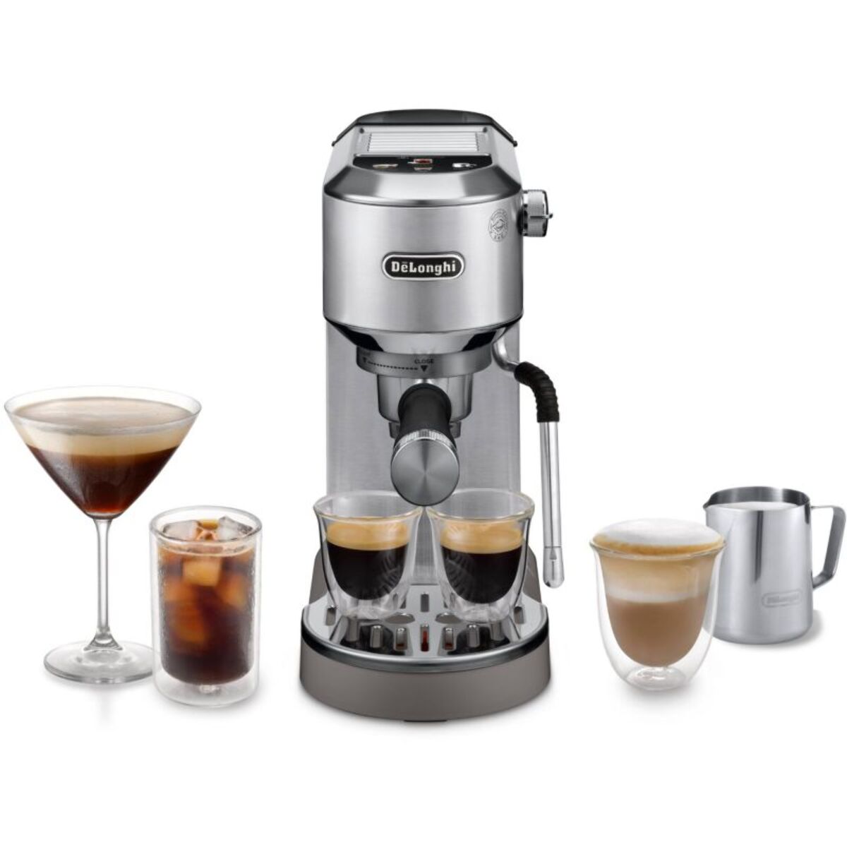 Machine à expresso DELONGHI Dedica Duo EC890.M - Metal