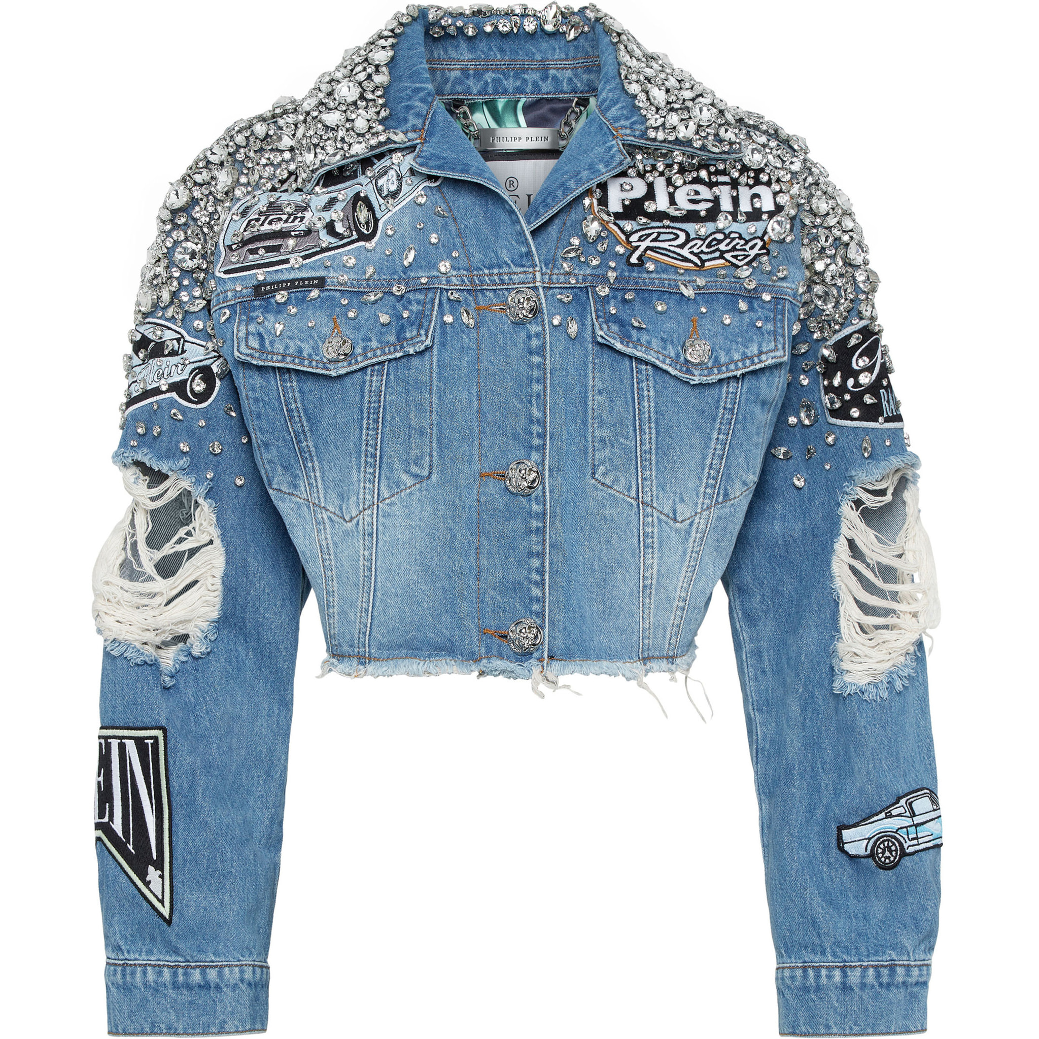 PHILIPP PLEIN Chaqueta vaquera RACING