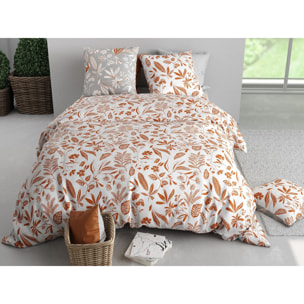 Parure housse de couette coton multicolore