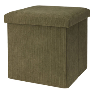 Taburete de ordenacion 38x38cm color verde oscuro