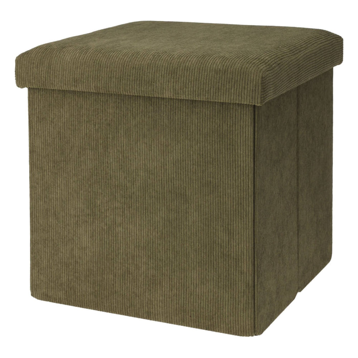 Taburete de ordenacion 38x38cm color verde oscuro