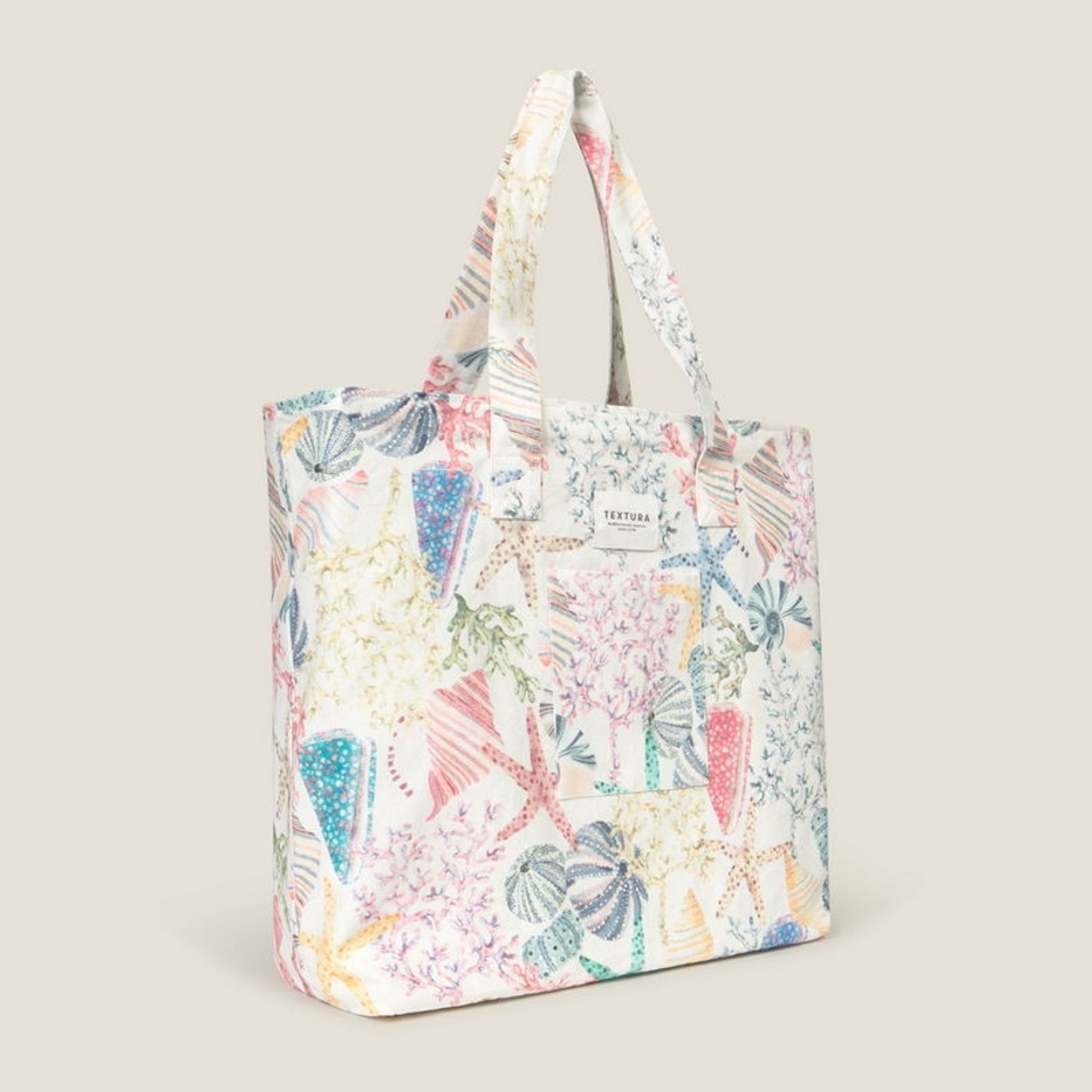 Bolso de playa con estampado marino Conchana color varios 100% Algodón