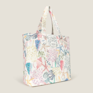 Bolso de playa con estampado marino Conchana color varios 100% Algodón