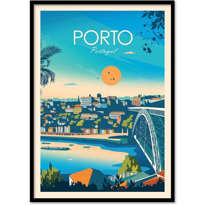 Affiche - Porto Portugal - Studio Inception