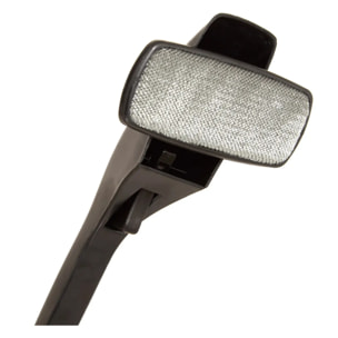 Brosse à vêtements rotative noir