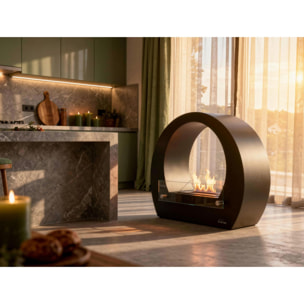 Chimenea de etanol de acero con llama regulable SATURN B PURLINE 2000 W