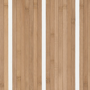 Alfombra BAMBOO COOL Natural Líneas blancas