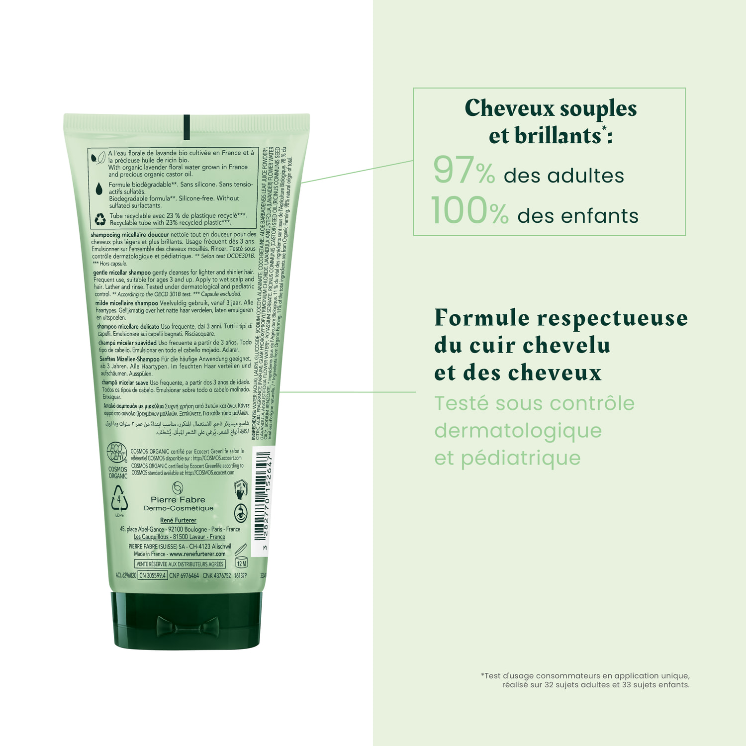 Naturia  - Shampoing Micellaire Douceur