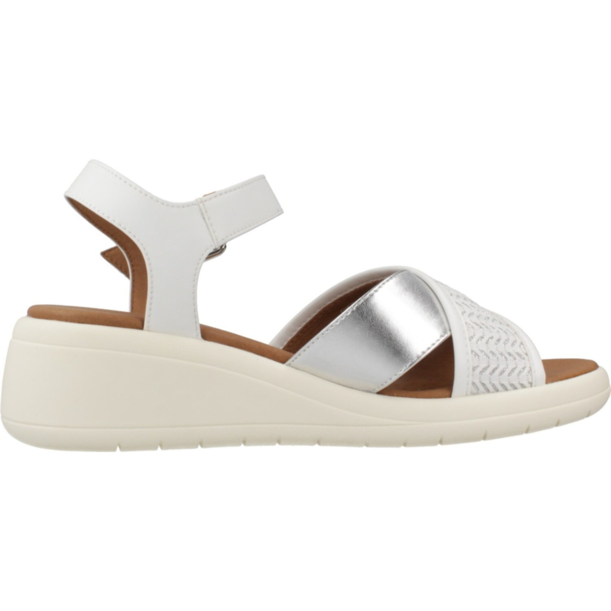 Sandalias Mujer de la marca GEOX  modelo D MELICONIA White