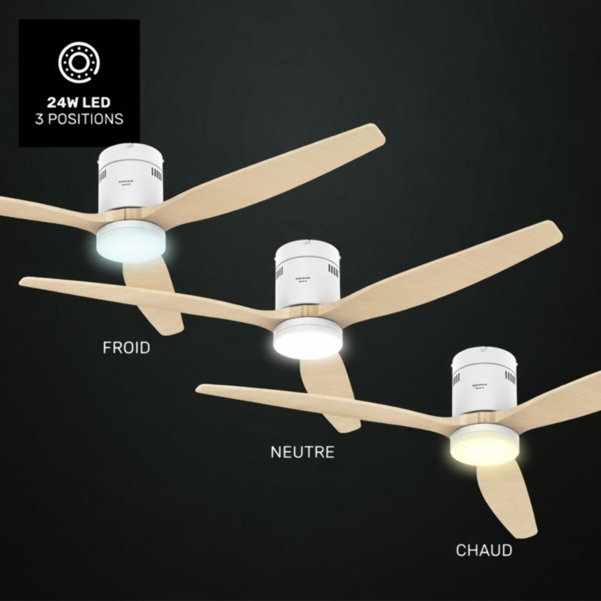 Ventilateur plafonnier TAURUS POLAR 3B