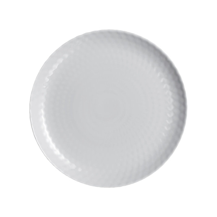 6 assiettes plates grises 25 cm Pampille - Luminarc