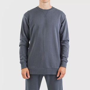 Sudadera básica deportiva índigo