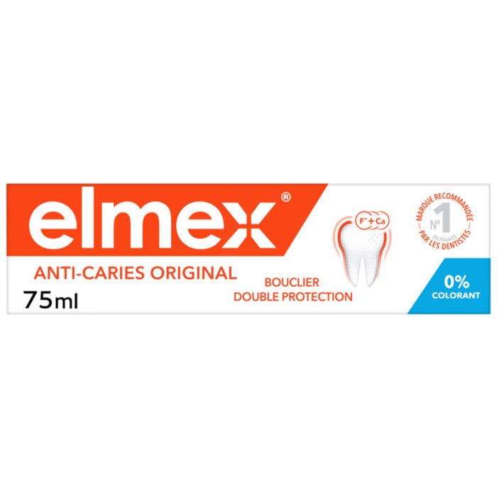 Lot de 4 - Dentifrices elmex Anti-Caries 75ml