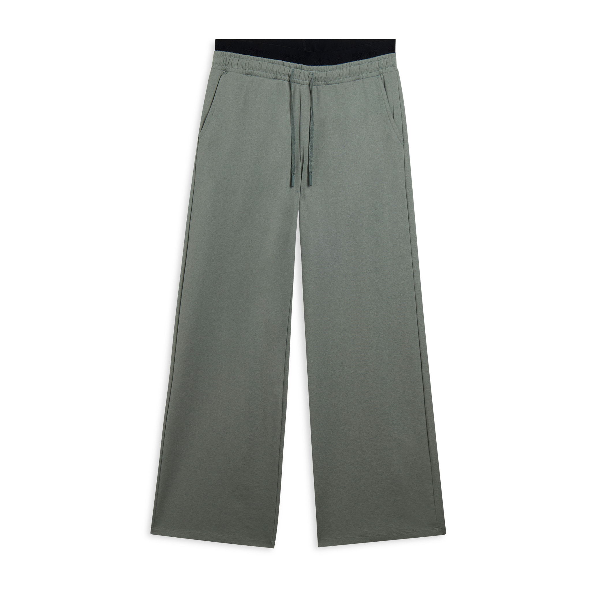 Pantaloni donna oversize con ricamo