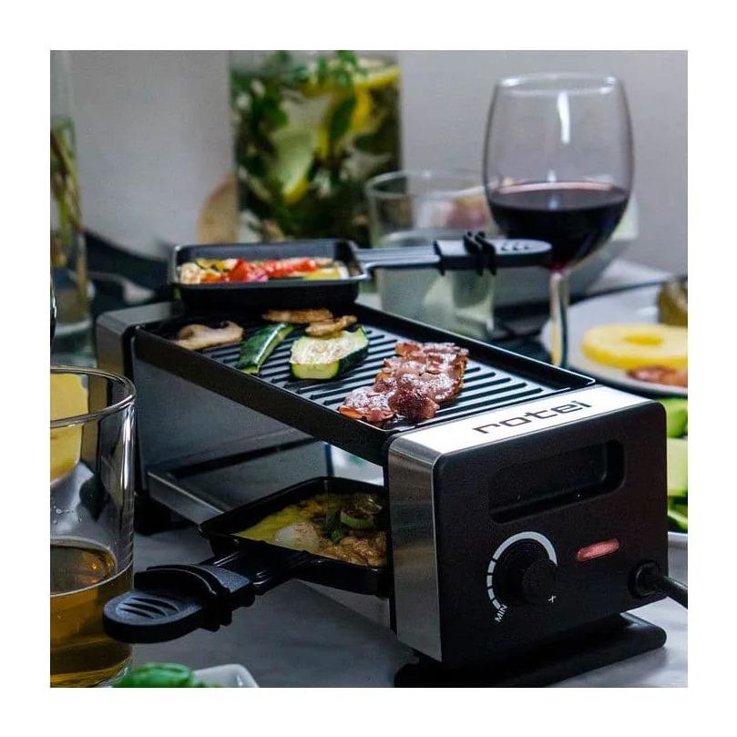 Appareil Raclette 2 Personnes Mini Appareil Raclette avec Spatule