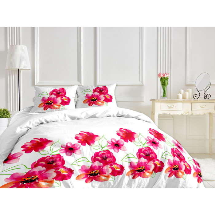 Parure Camélia - 100% Coton 57 fils - Certifié Oeko-tex