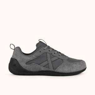 MUNICH FLEXING 11 Zapatillas Wild Feet "Barefoot" color gris antracita con puntera ancha