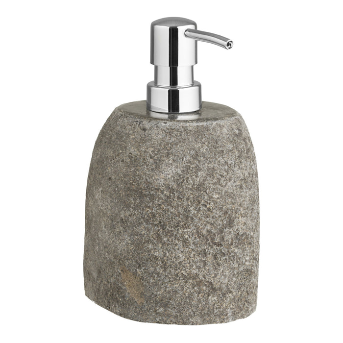Dispenser sapone Gara in pietra riverstone naturale