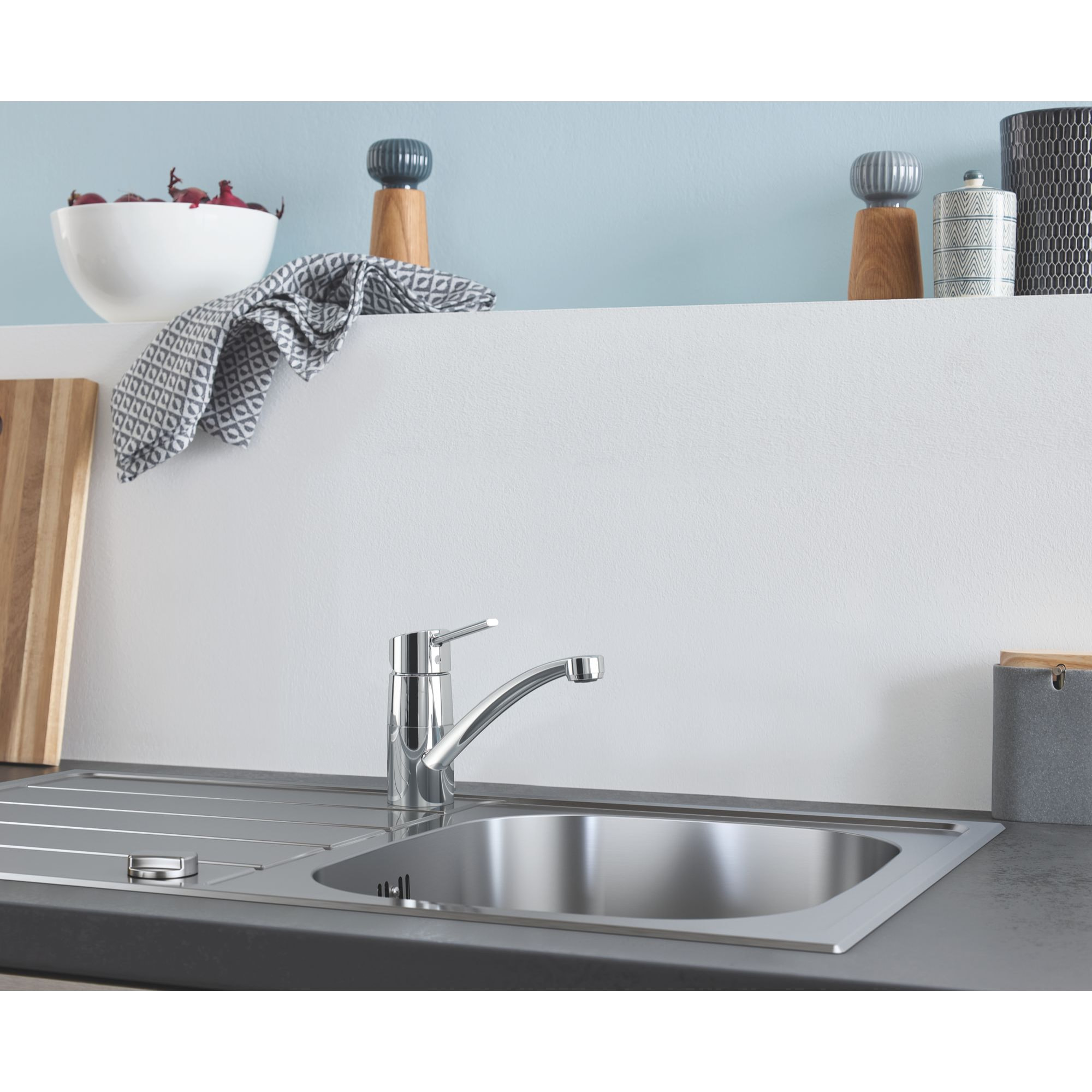 GROHE K200 Evier en acier inoxydable Inox
