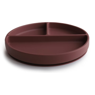 Mushie Plato Ventosa-Compartimentos Solid