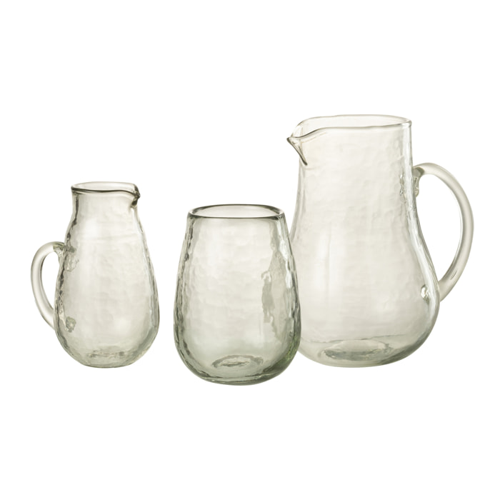 J-Line carafe longue - verre - transparent