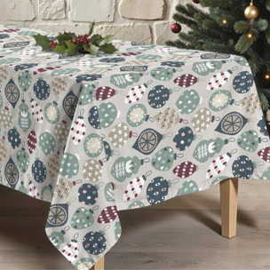 Nappe en résine Anti-tâches Merry Christmas 60