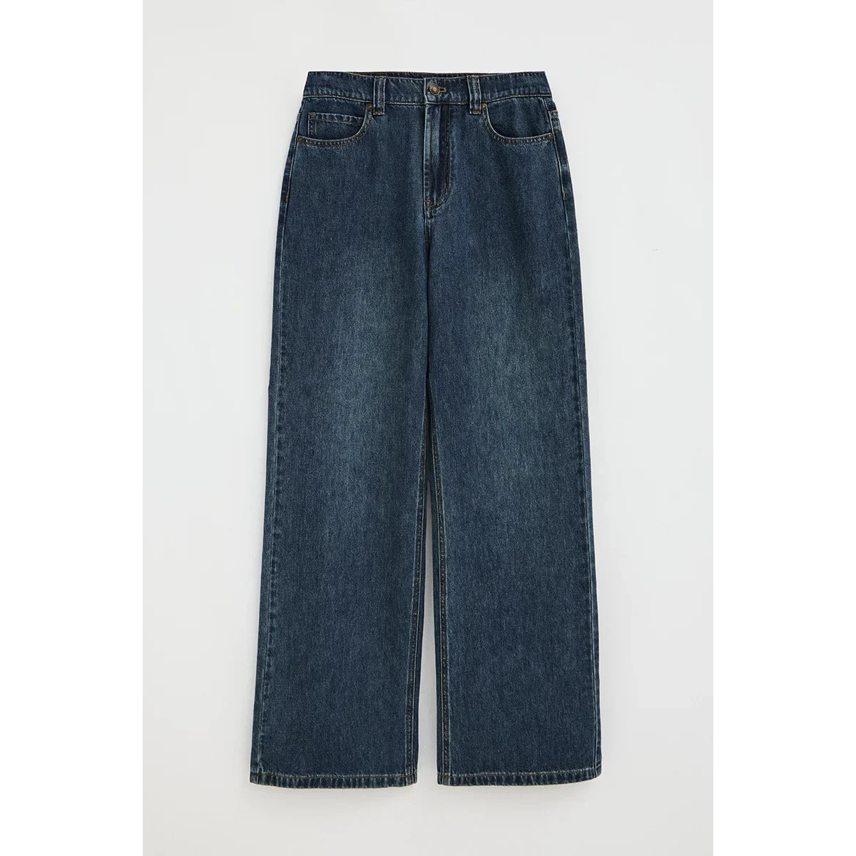 Jeans in denim blu medio dal fit amplio Polo Club