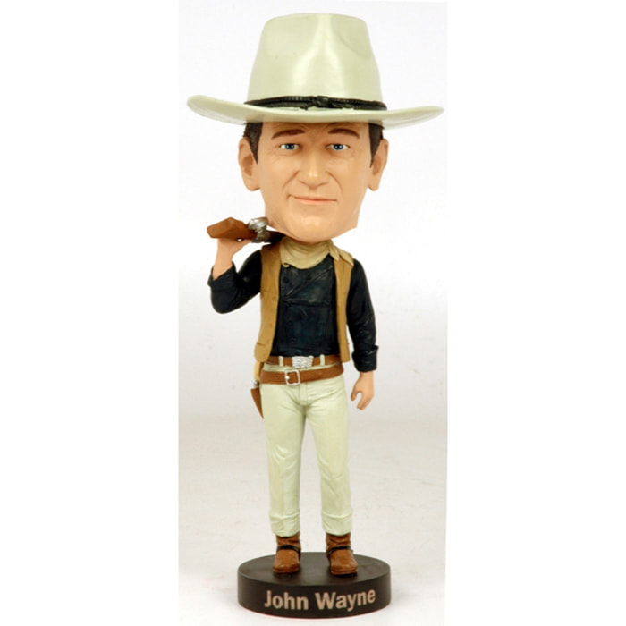 Figura John Wayne Versione Cowboy Testa Oscillante 20 cm Royal Bobbles