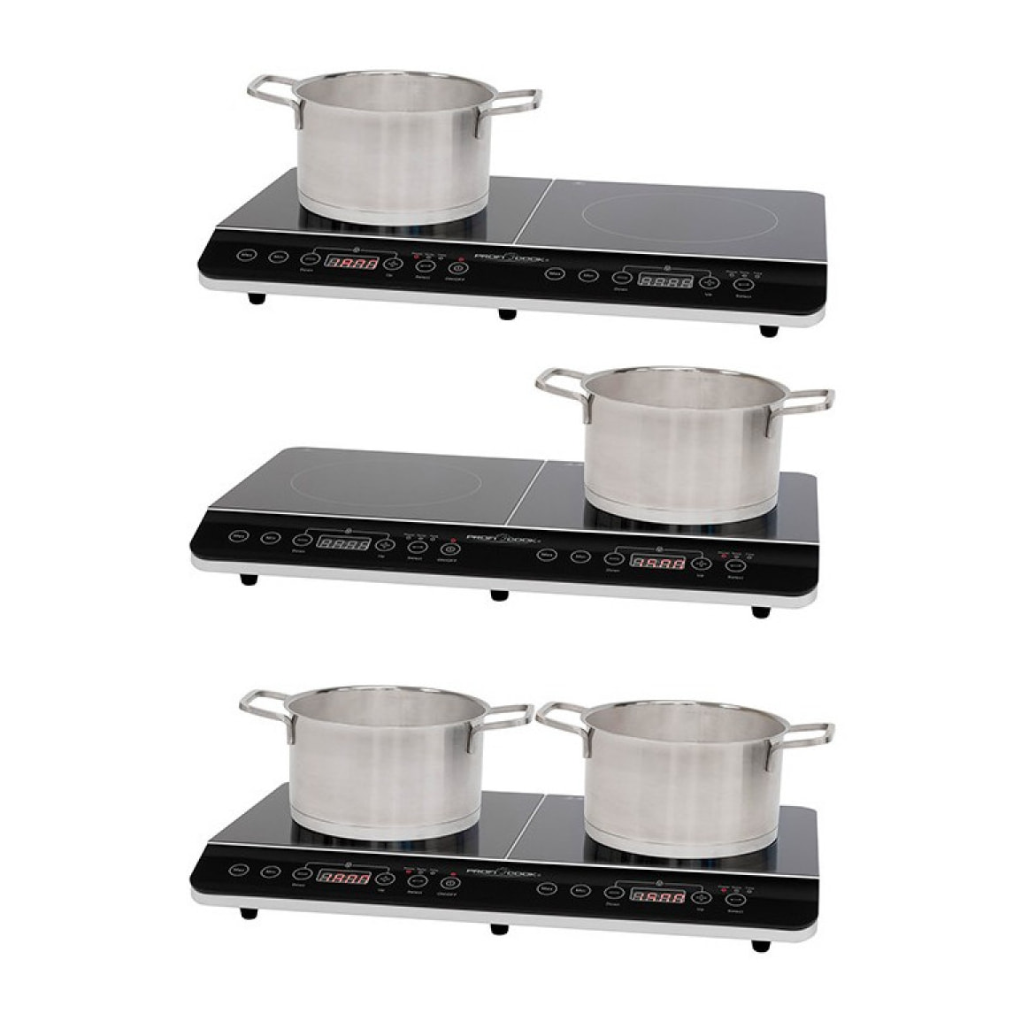 Double plaques à induction Proficook PC-DKI 1067 Noir
