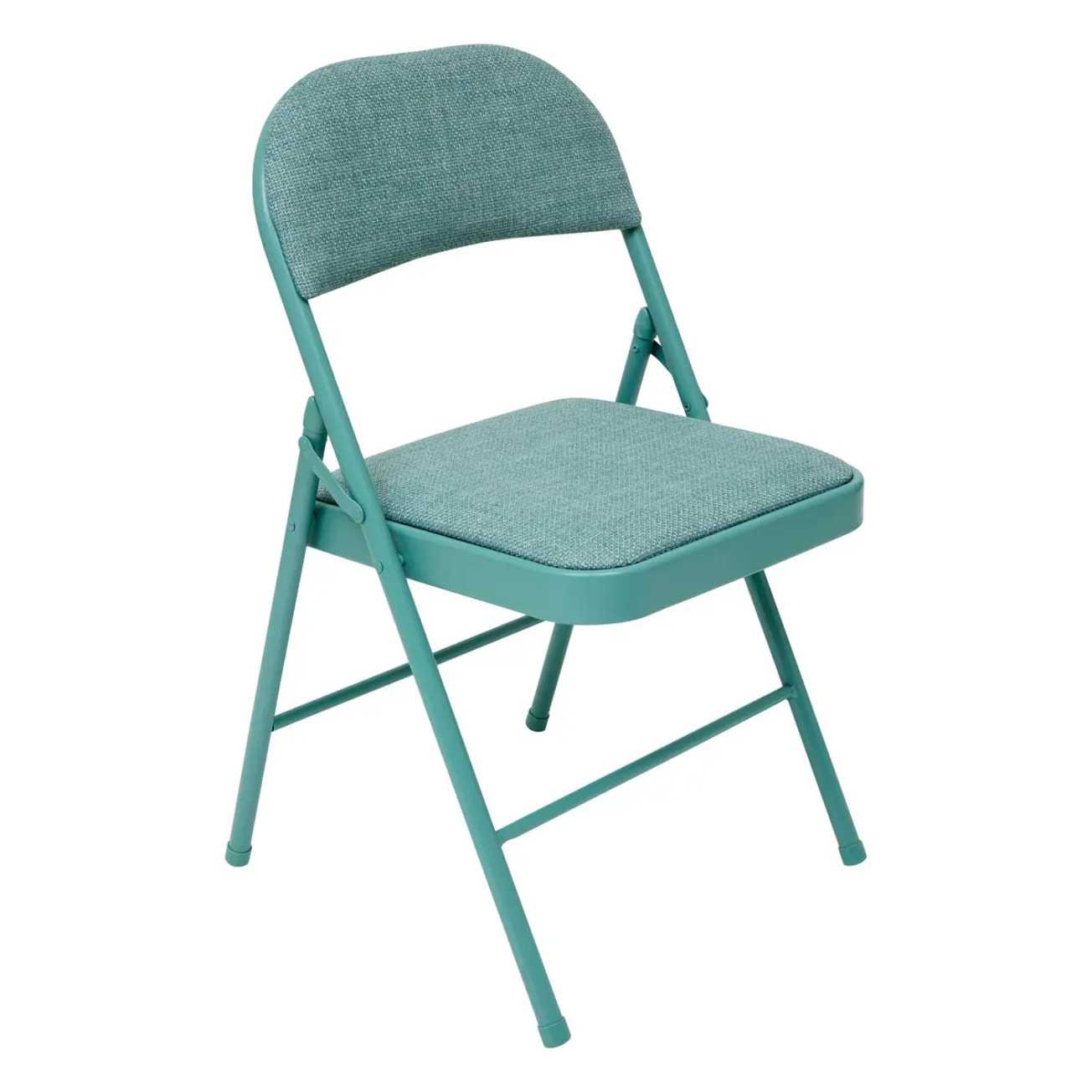 Chaise Flexy Plus en tissu chiné vert