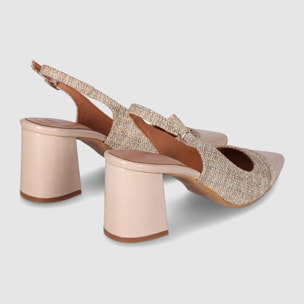 Zapatos de Tejido - Multicolor - Tacón: 6 cm