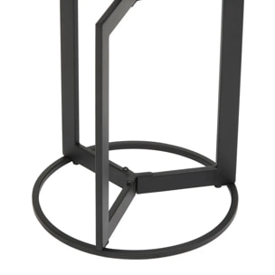 Table d'appoint Tusco noir 35x35cm