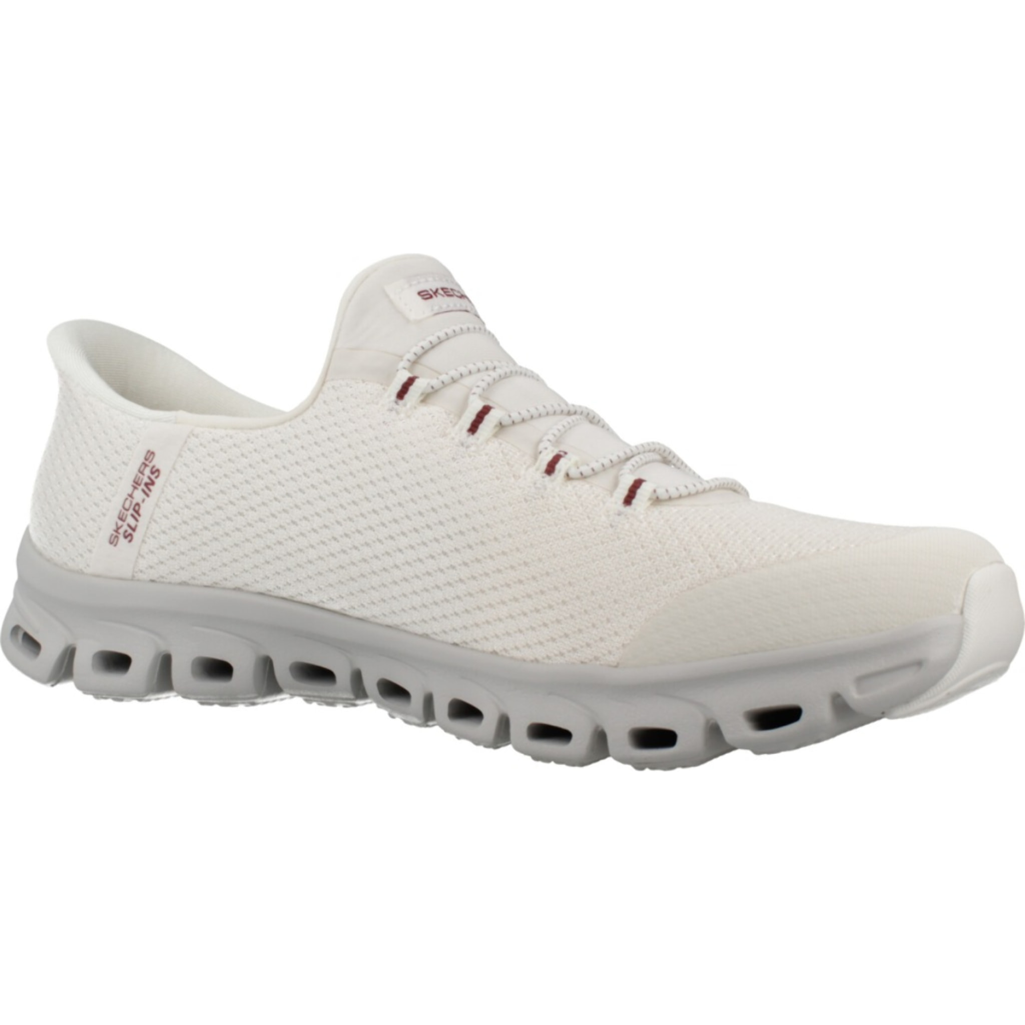 Sneakers De  Mujer Slip-ins Glide Step Vibey Blanco