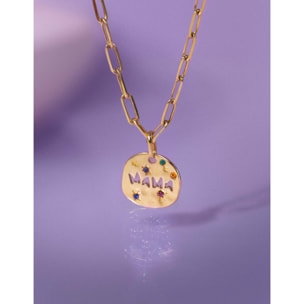 Collar Chic Mamá Baño Oro