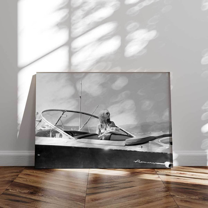 Tableau Brigitte Bardot Saint-Tropez 1965 Tableau alu Dibond