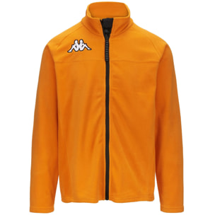 Kappa - Felpe Uomo Donna Arancione - 6CENTO 687FZ