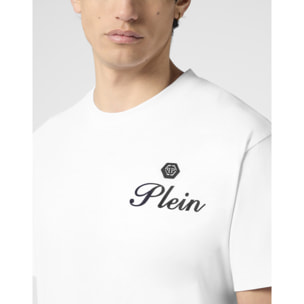 PHILIPP PLEIN Camiseta de cuello redondo y manga corta SIGNATURE