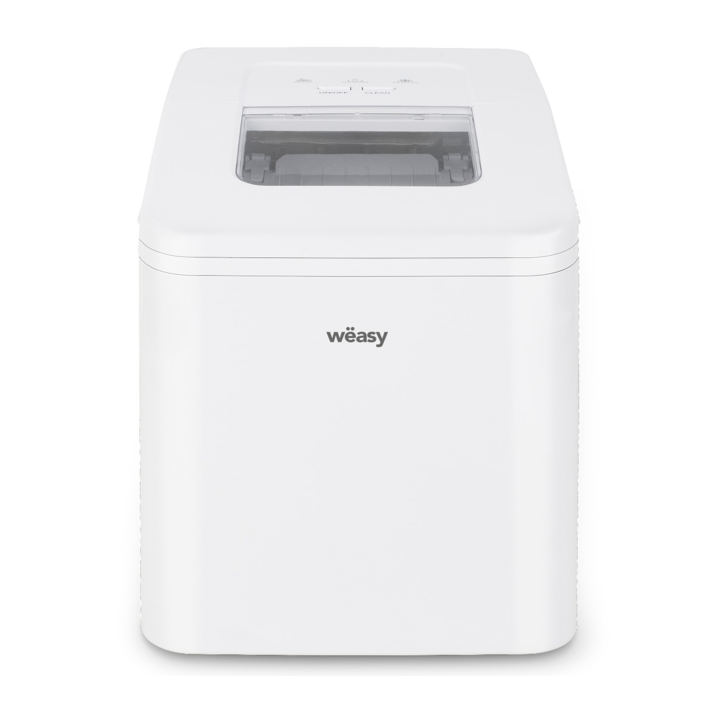 WEASY IGLOO8 - Máquina Para Hacer Hielo, Blanca, Control Electronico, Tapa Transparente, Ciclo Produccion 9min, 120W.