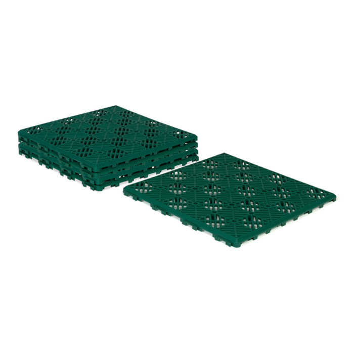 Caillebotis vert - Lot de 5