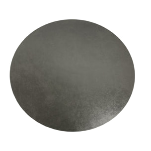 Table basse ronde en céramique & métal - FANNY