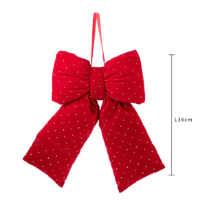 Fiocco con diamanti - Pezzi 3 - ROSSO - Bianchi Dino SpA
