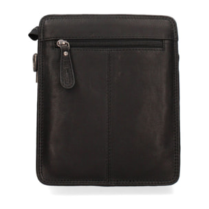 Borsa a tracolla  da uomo In Vera pelle Made in Italy 22,5x18x9 cm