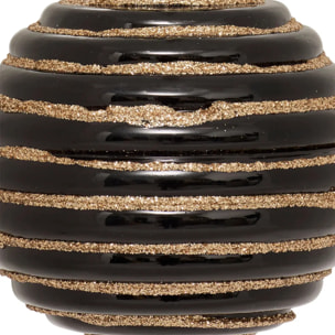 BDN PLAST STRIES NOIR OR 80MM