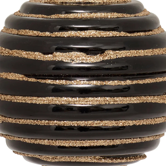 BDN PLAST STRIES NOIR OR 80MM