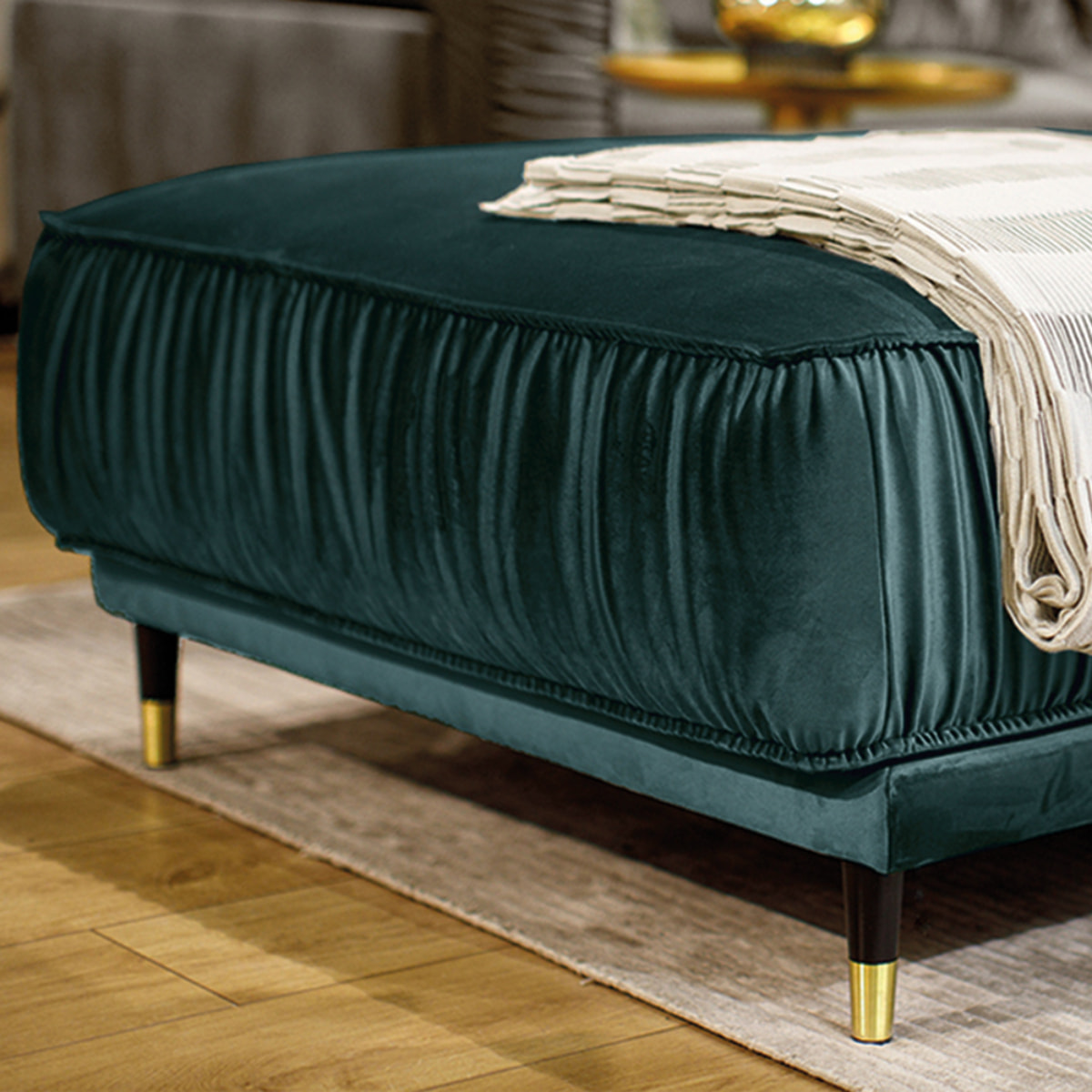 Pouf taille L Fiorenzo Velours