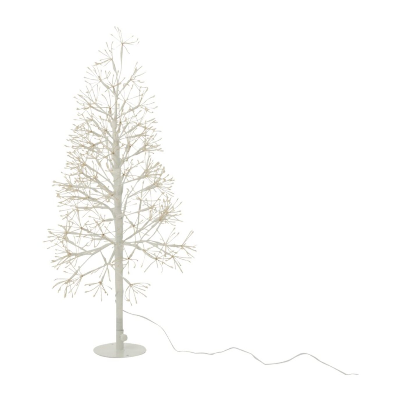 J-Line décoration Arbre - blanc chaud - acier - blanc - small - LED