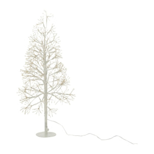 J-Line décoration Arbre - blanc chaud - acier - blanc - small - LED