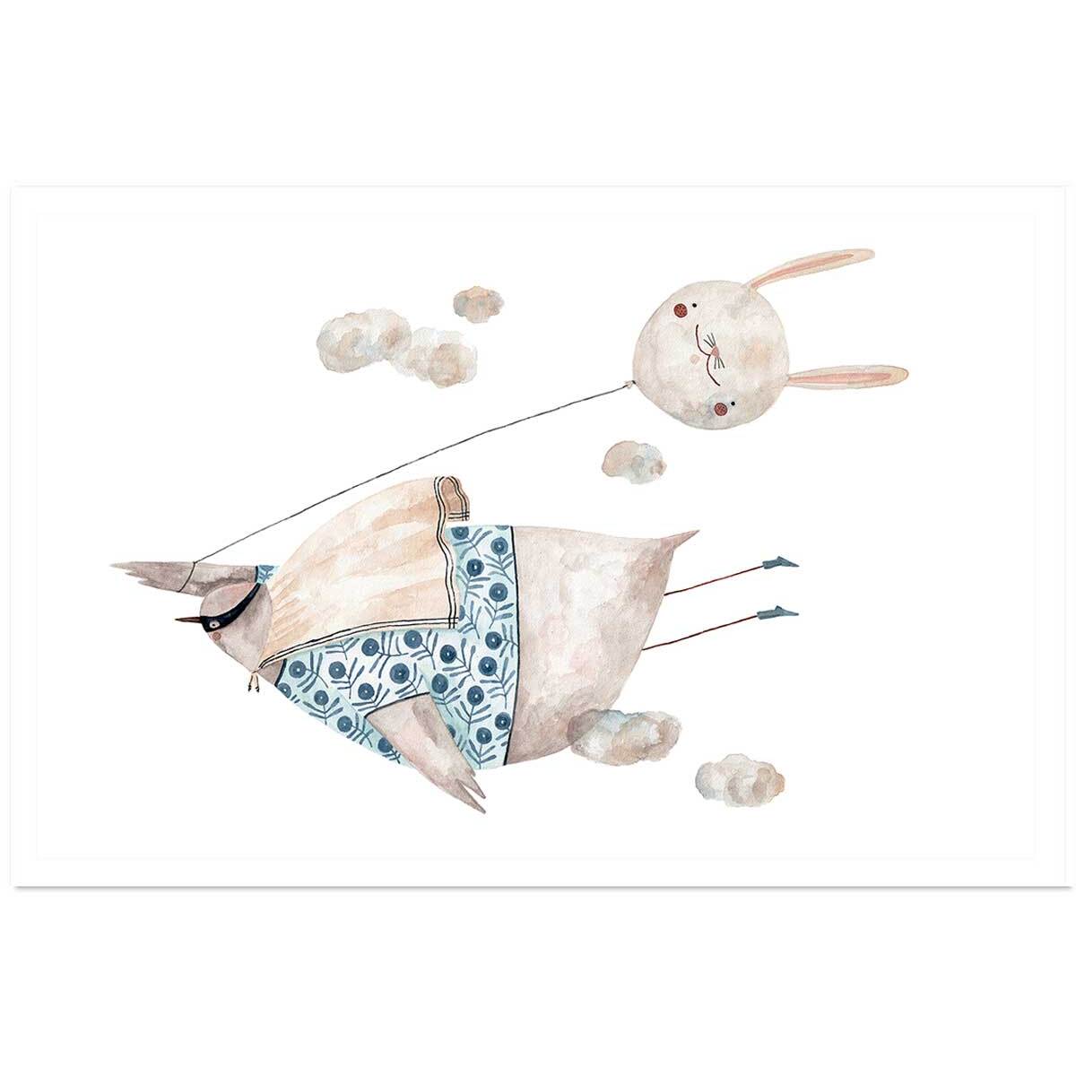 Affiche enfant oiseau heros  Affiche seule