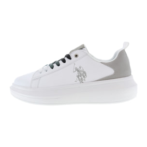 Sneakers U.S. Polo Assn. bianco-grigio chiaro